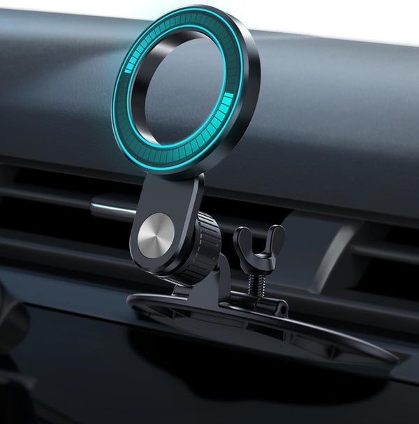 for Magsafe CD Phone Holder for Car [17 Strong Magnets] Magnetic CD Player Phone Mount, Hollow Socket CD Slot Phone Mount for iPhone 17 16 15 14 13 12 Series Pop Grip Ring Holder Magsafe Case