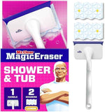 mr clean magic eraser shower tub scrubber bathroom cleaner lemon starter kit