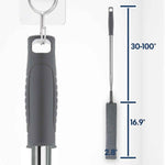 Retractable Gap Dust Cleaner with Extension Pole, Cleaning Tools with 3 Microfiber Dusting Cloths, Extendable Long Handle Duster for Cleaning Under Refrigerator Furniture Appliance