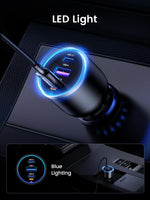 UGREEN 130W USB C Car Charger, Type C Car Charger Adapter Compatible with iPhone 17 17 Air 17 Pro 17 Pro Max 16 16 Plus 16 Pro 16 Pro Max 15 14 13 12, Galaxy S24 S23 Ultra, iPad, MacBook, and More