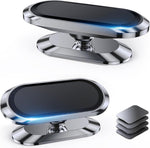 【2-Pack】 Magnetic Phone Holder for Car Dash【Strong Magnet】 Magnetic Car Phone Holder Mount 【4 Plate】 Phone Holders for Your Car Phone Mount for Car Dashboard Cell Phone Car Mount for iPhone Samsung