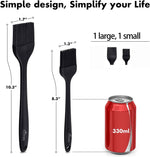 600℉ Heat Resistant Basting Brushes, BPA Free Silicone Pastry Brush for BBQ Grill Barbecue Baking Kitchen