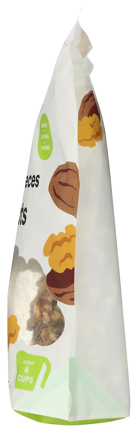 365 by Whole Foods Market, Premium California Walnut Halves & Pieces, 16 Ounce for Baking, Cooking