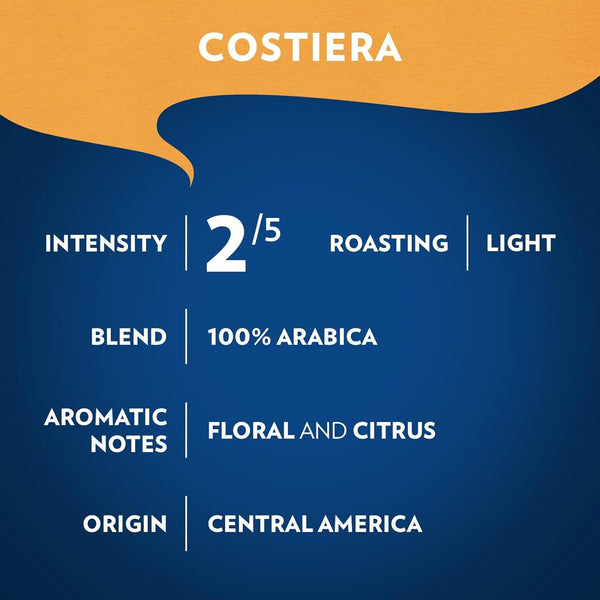 Lavazza Costiera Gran Aroma Light Roast Ground Coffee 12oz Bag, Smooth Aromatic Taste, 100% Arabica, Drip Brewer