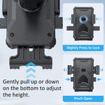 Adjustable Bike Phone Holder for Cell Phones, Universal Fit, Anti-Wobble Clamp