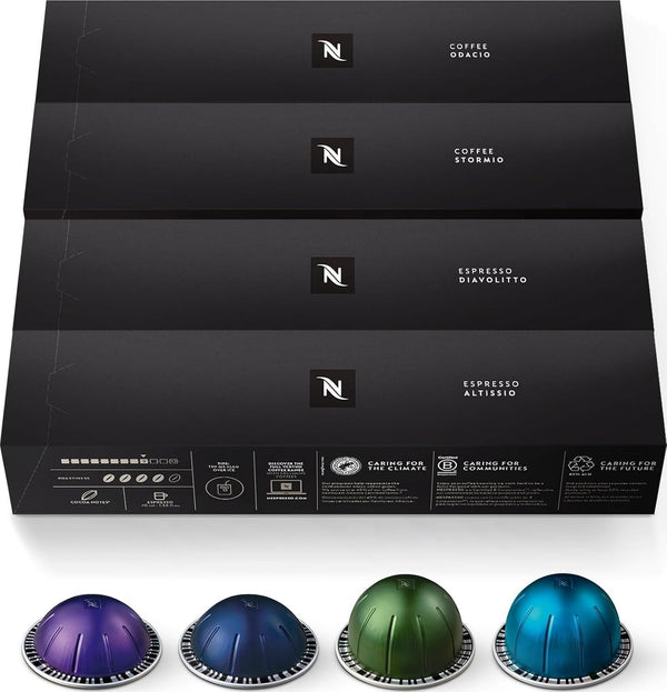 Nespresso Vertuo Dark Roast Coffee and Espresso Pods Variety Pack