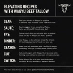 South Chicago Packing 100% Pure 42 oz Wagyu Beef Tallow for Paleo & Keto Cooking