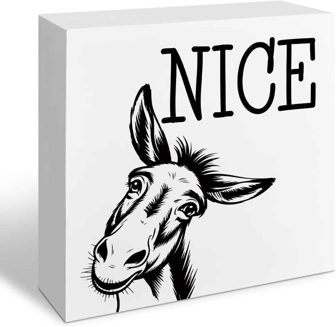 Funny Restroom Bathroom Wooden Signs, Funny Bathroom Sayings, Humor Washroom Quotes Block Plaque, Wall Art/Home Decor, Rustic Wooden Box Signs, Farmhouse Decor, Housewarming Gift