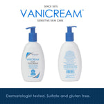 Vanicream gentle facial cleanser with pump dispenser, 8 fl oz, fragrance-free for sensitive skin