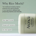 arencia korean rice mochi face cleanser gentle scrub all in one for deep cleansing and moisturizing