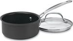 Cuisinart 1-Quart Saucepan with Nonstick Hard Anodized Exterior and Cover