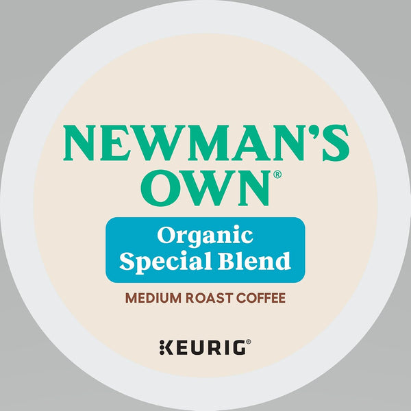 Newman's Own Organics Special Blend Keurig Single-Serve K-Cup Pods, 96 Count, Medium Roast Coffee