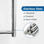 Wall-Mounted Kitchen Roll Dispenser in Brushed Nickel or Self-Adhesive, SUS304 Stainless Steel, Under Cabinet