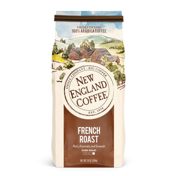 New England's 100% Arabica Breakfast Blend Medium Roast Ground Coffee, 12oz, Pack of 1