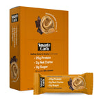 NuGo Smarte Carb protein bars with 20g protein, 0g sugar, 2g net carbs, 160 calories, brown sugar free peanut butter crunch, 12 count
