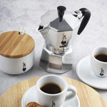 Bialetti Moka Express Stovetop Espresso Maker, Natural Silver, 6 Cups