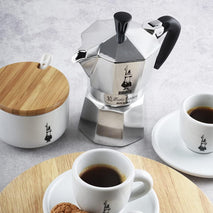 Bialetti Moka Express Stovetop Espresso Maker, Natural Silver, 6 Cups