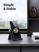 UGREEN Adjustable Cell Phone Stand Holder for Desk Compatible with iPhone and Galaxy