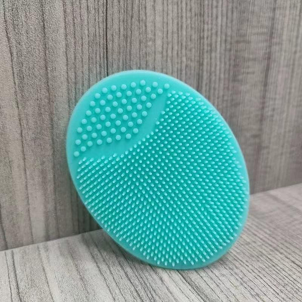 Silicone facial cleansing brush, 4 pack soft brush for deep cleaning, blackhead & acne pore care, gentle face exfoliator