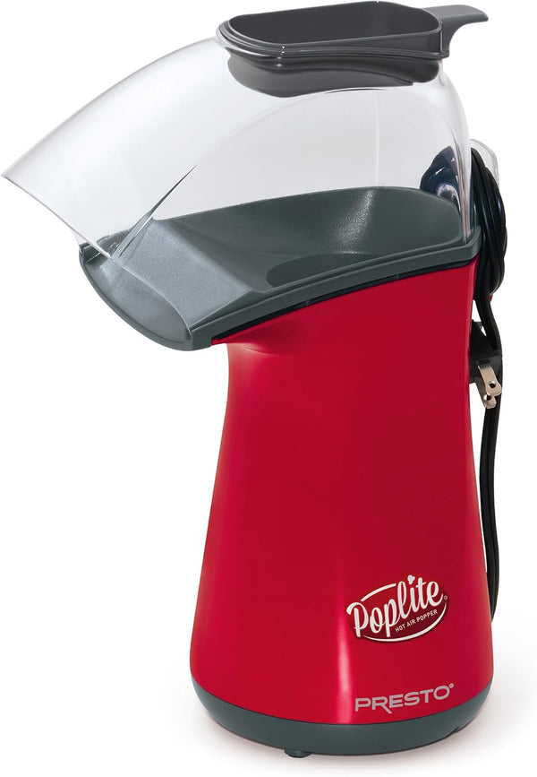 Presto PopLite Hot Air Popcorn Popper, 18 Cups, Yellow