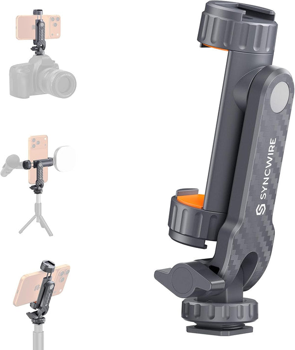 Universal Smartphone Tripod Mount with 360° Rotation and 180° Tilt