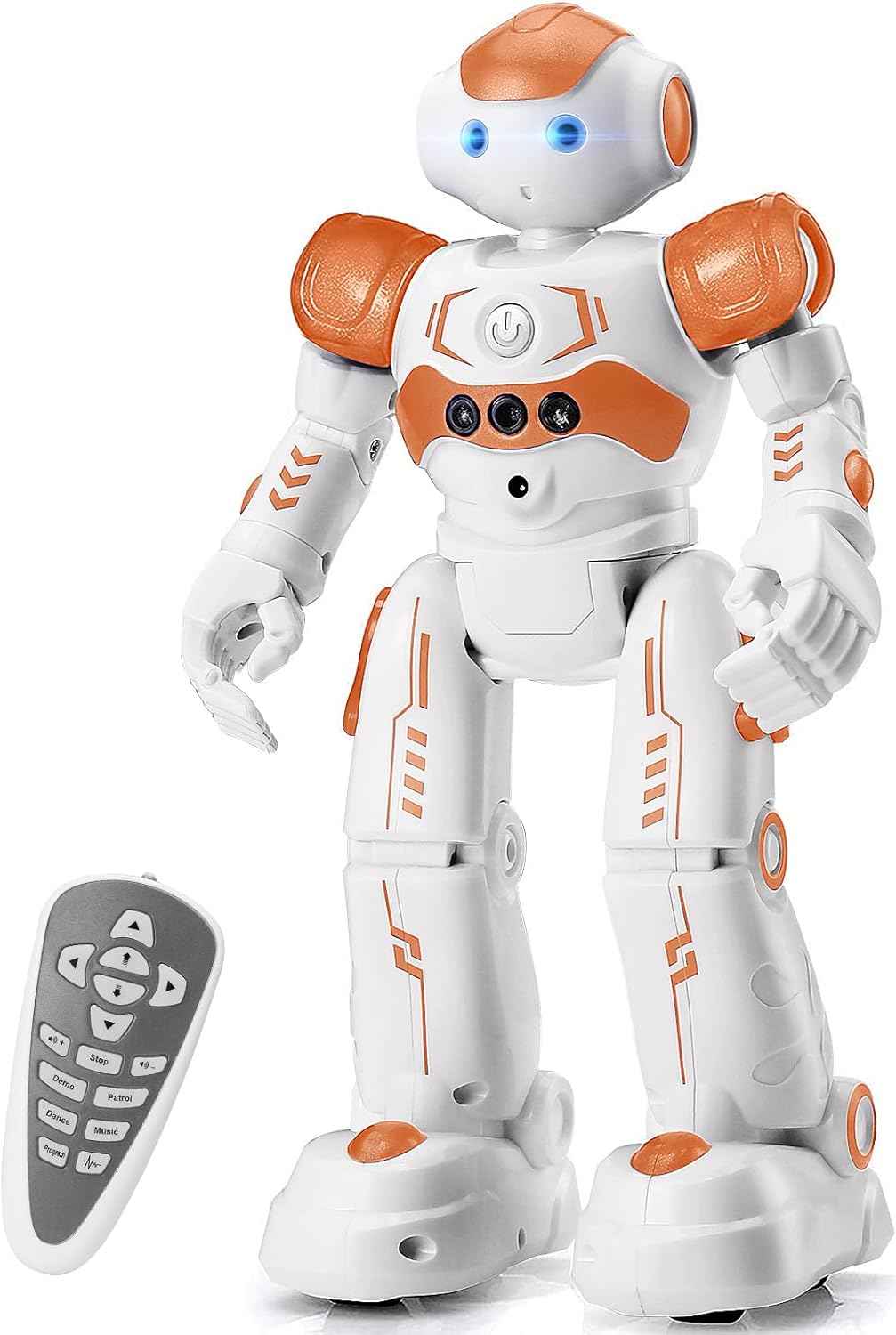 KingsDragon RC Robot Toys for Kids, Gesture & Sensing Programmable Remote Control Smart Robot for Age 3 4 5 6 7 8 Year Old Boys Girls Birthday Gift Present