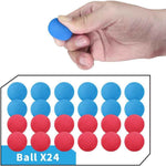 YEEBAY Shooting Game Toy for Age 6, 7, 8,9,10+ Years Old Kids, Boys - 2pk Air Guns & Shooting Target & 24 Foam Balls - Ideal Gift - Compatible with Toy Guns
