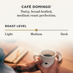Peet's Café Domingo Medium Roast 100% Arabica Coffee Keurig K-Cup Pods, 54 Count, recyclable, compostable
