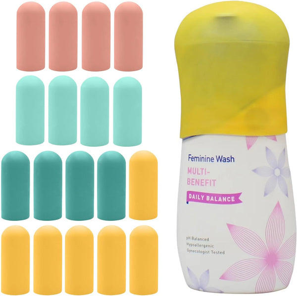 Silicone Bottle Covers Travel Essentials for Women Men, Beach Vacation Essentials, Travel Size Toiletries Accessories, Cruise Ship Essentials 2026, Must Haves, Leak Proofing