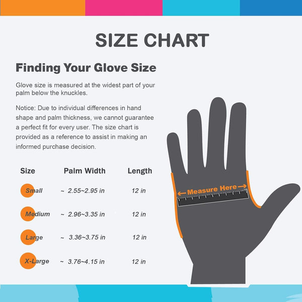 Rubber Kitchen Dishwashing Gloves - 4 Pairs Colorful Reusable Household Cleaning Gloves for Washing Dishes and Cleaning Tasks, Flexible Long-lasting and Non-Slip (Large, Blue+Pink+Yellow+Red)