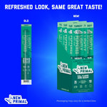 New Primal Lightly Peppered Turkey Sticks, 20 Count, 7g Protein, Keto, Gluten Free, Low Carb