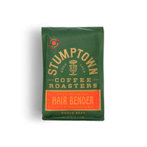 Stumptown Coffee Roasters medium roast whole bean coffee, 100% Arabica, 12 oz, Hair Bender flavor notes citrus dark chocolate