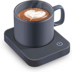 VOBAGA Coffee Mug Warmer for Desk, 3-Temp Settings, Auto Shut Off & Smart Safety Alert Home Office Accessory
