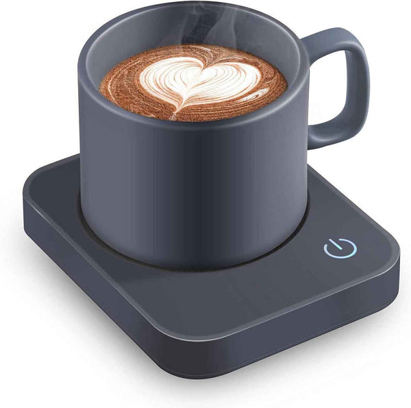 VOBAGA Coffee Mug Warmer for Desk, 3-Temp Settings, Auto Shut Off & Smart Safety Alert Home Office Accessory