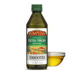 Pompeian Smooth Extra Virgin Olive Oil - 68 Fl Oz - First Cold Pressed for Cooking and Baking