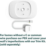 ecobee Smart Thermostat Essential - Energy Star Certified programmable Wi-Fi Thermostat - Works with Siri, Alexa, and Google Assistant