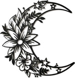 EZ4ENCE Butterfly Decoration Wall Art Boho Home Decor Hanging Appearance Metal Flower for Bedroom Living Room Wall,Black(Medium)
