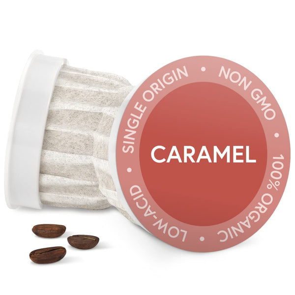 Dark Roast Coffee Pods, Low Acid, Single Origin, Non-GMO, Fair Trade, Kcup Compatible