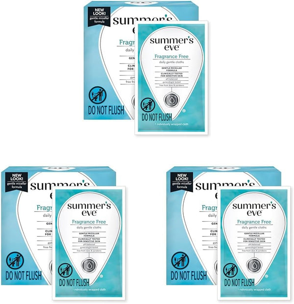 Summer's Eve 12-count Ultimate Odor Protection Daily Feminine Wipes with pH-balanced boric acid formula