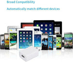 USB Wall Charger Compatible with iPhone, Samsung, and More