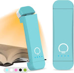 Book Reading Light,Silent Touch Lamp for in Bed,Rechargeable Clip on Booklight with 3 Amber Colors & Precise Dimming Night Reading,Best Gift Lovers,Kids,Pink,(SD-10)