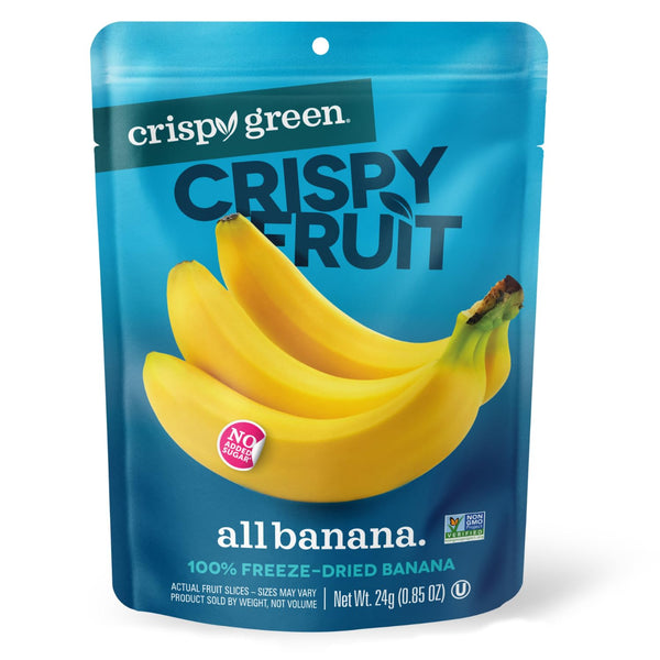 Crispy Green Classic Sampler, 8-count, Freeze-Dried Fruit Variety Pack, Single-Serve Bags