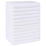 homexcel microfiber coral fleece baby washcloths 24 pack 7x9 inch