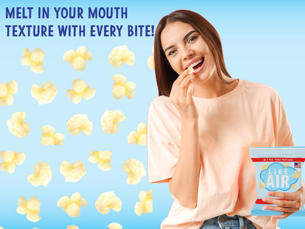 Like Air Single Flavor Puffcorn Snack Box, 80 Calories, Gluten Free, Kosher, Non-GMO Corn