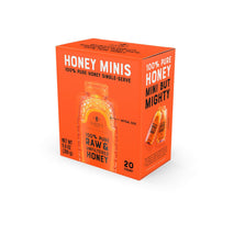 Nate's Honey Minis - Single-Serve 100% Pure, Raw & Unfiltered Honey - 0.49oz Packets, 20ct Box