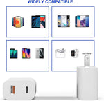 4 Pack USB C Charger Block for iPhone and iPad
