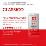 illy Espresso Classico Roast Single-Serve Coffee Capsules & Pods 10 Count Notes Of Caramel Orange Blossom & Jasmine