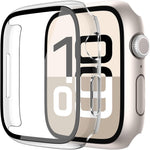 Misxi tempered glass case for Apple Watch Series 7 (2021) 46mm and Series 6 watch
