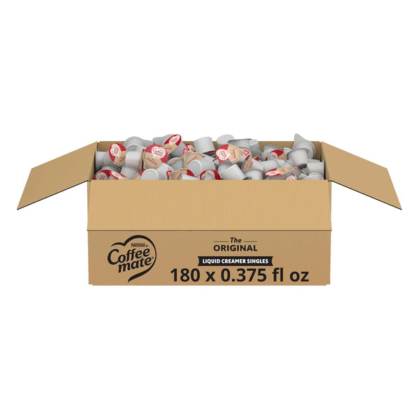 Nestle Coffee mate Original Non-Dairy Liquid Coffee Creamer Singles Pack of 180