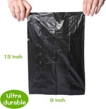 Dream&Glamour strong poop bags, 300-count, 9" x 13", extra thick, leak-proof, odor-proof, bone-shaped dispensers
